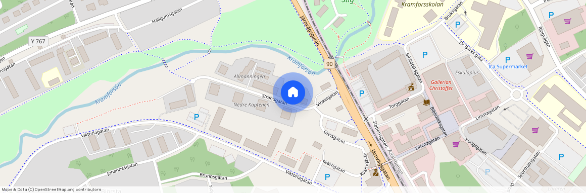 Kramfors, Gudmundrå distrikt, Västernorrland, Strandgatan 8