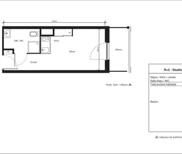 Location Appartement 1 pièce 18m² NIMES 30000 - Photo 4