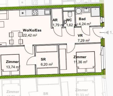 ++FAMILIENTRAUM++ Moderne 3-Zimmer-Wohnung mit Sonnenbalkon, in Kal... - Photo 6