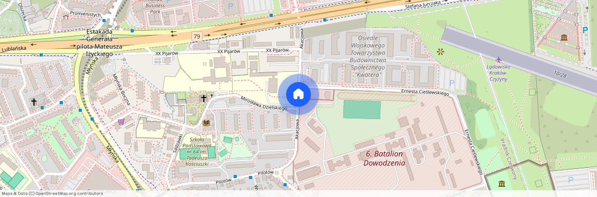 ul. Akacjowa, Rakowice, Prądnik Czerwony, Kraków, małopolskie