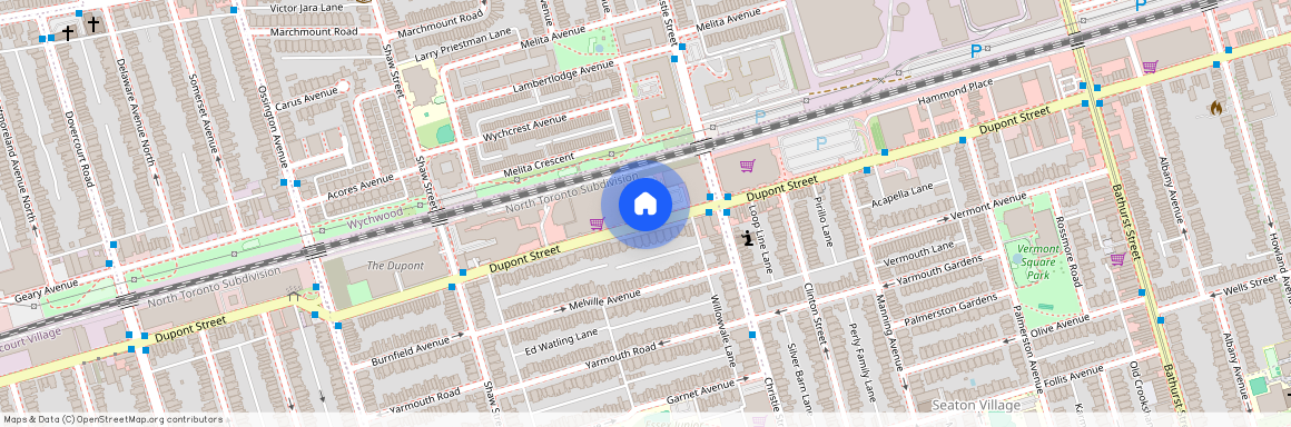 500 Dupont Street, 708, Toronto, ON M6G 1Y7