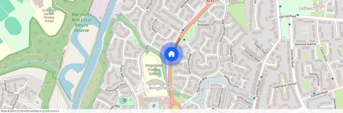 Monarch Drive, Kingsmead, CW9