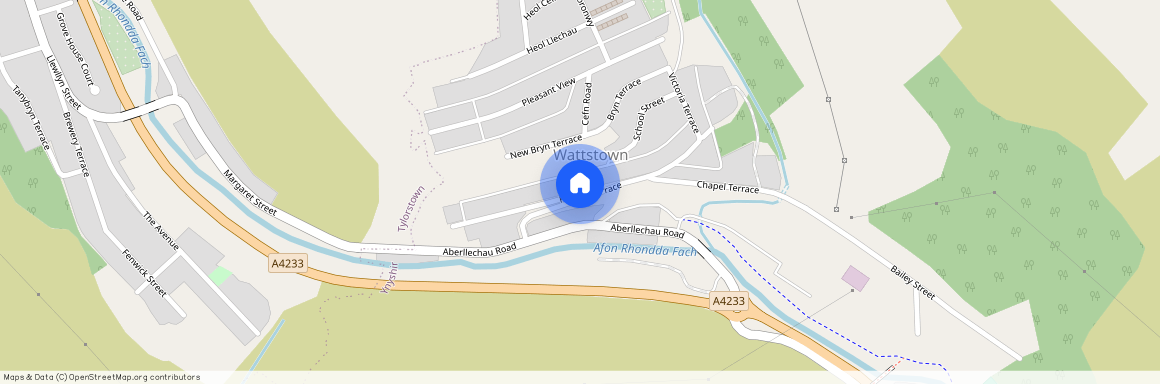 Hillside Terrace, Wattstown, Porth