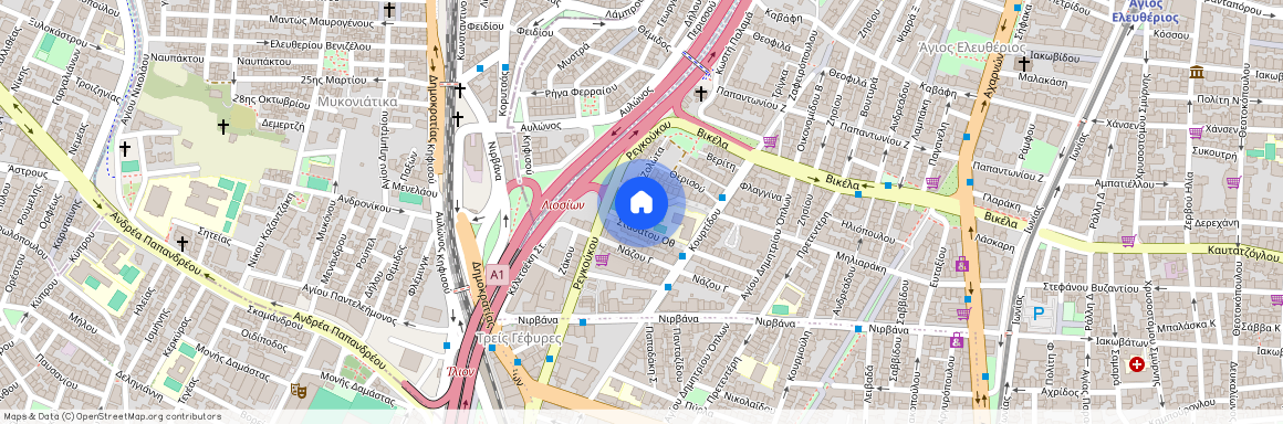 Τρεις Γέφυρες (Λεωφόρος Πατησίων - Λεωφόρος Αχαρνών)