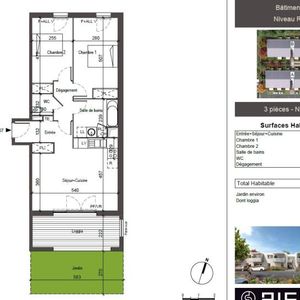 Sans frais d'agence ni garant T3 à Montussan - Photo 3