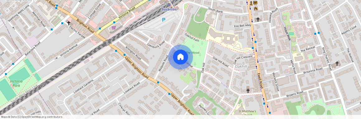 Oak Hill Grove, Surbiton KT6