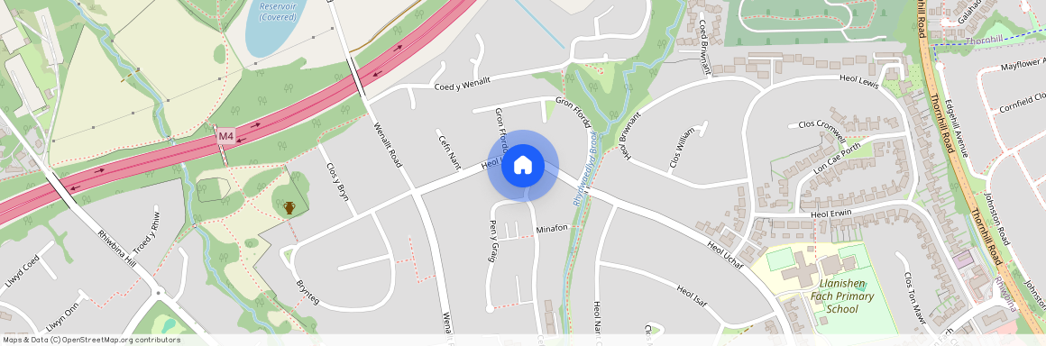 Heol Uchaf, Rhiwbina, Cardiff, CF14