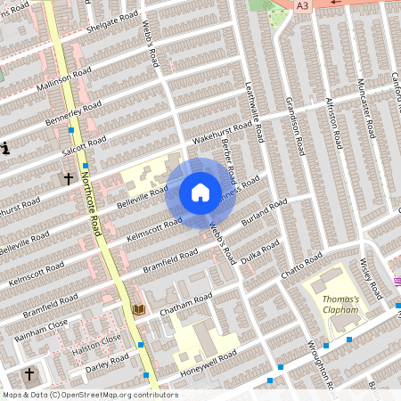 Webb's Road, Battersea, Between The Commons