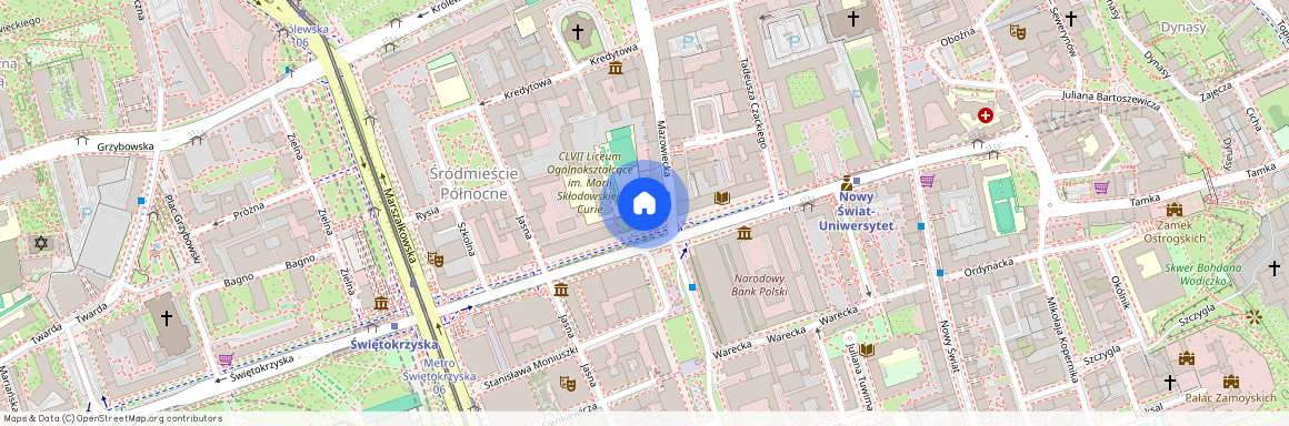 Świętokrzyska 16, Warszawa, Śródmieście