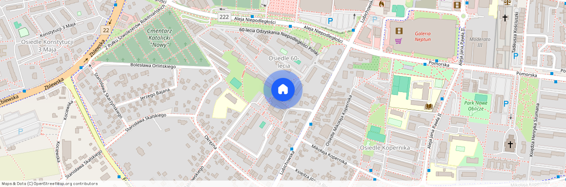 os. 60-lecia Odzyskania Niepodległości Polski, Starogard Gdański, starogardzki, pomorskie