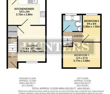 2 bedroom terraced house to rent - Photo 4