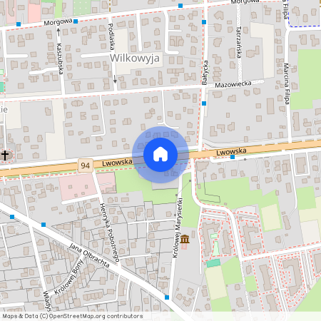 ul. Lwowska, Wilkowyja, Rzeszów, podkarpackie