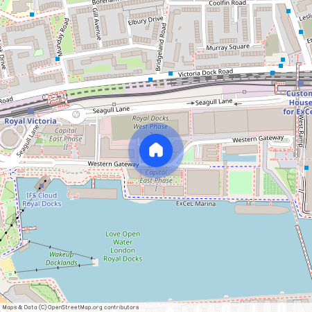 Westgate Apartment, 14 Western Gateway, Royal Victoria Docks, Canary Wharf, London, E16 1BN