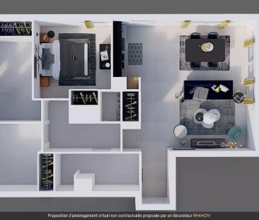 location Appartement T4 DE 82.19m² À TASSIN LA DEMI LUNE - Photo 6