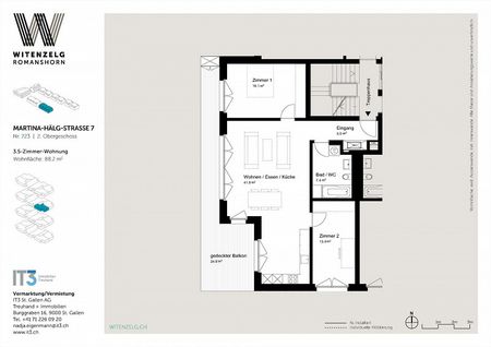 3.5 Zimmerwohnung in Romanshorn - Photo 3