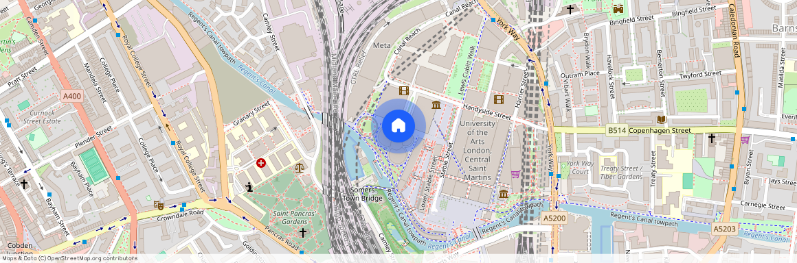 Gasholders Building, King's Cross, Islington, London, N1C