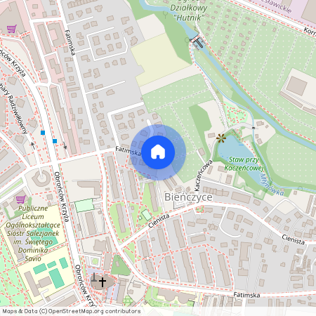 ul. Fatimska, Bieńczyce, Bieńczyce, Kraków, małopolskie