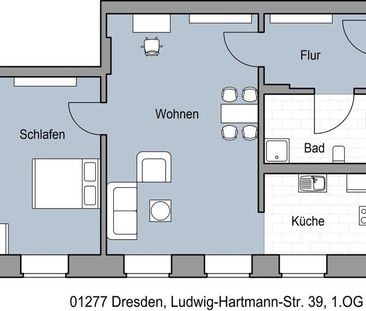 Schicke 2 Zimmerwohnung mit Duschbad in beliebter Wohnlage - Photo 4