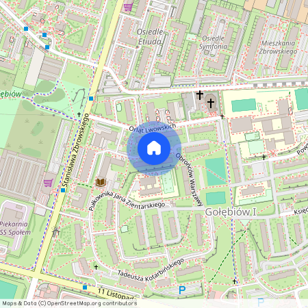 ul. Obrońców Warszawy, Gołębiów I, Radom, mazowieckie