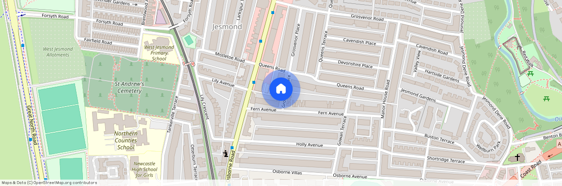 £160pppw - Grosvenor Place, Jesmond, NE2