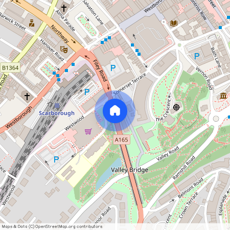 Valley Bridge Parade, Scarborough, North Yorkshire, YO11