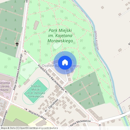 ul. ks. Piotra Bączkowskiego, Kościan, kościański, wielkopolskie