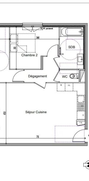 Appartement à louer 3 pièces 67.9m² - Photo 2