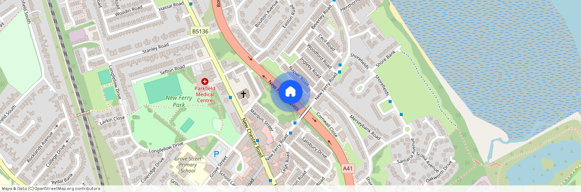New Ferry Rd, Birkenhead, CH62