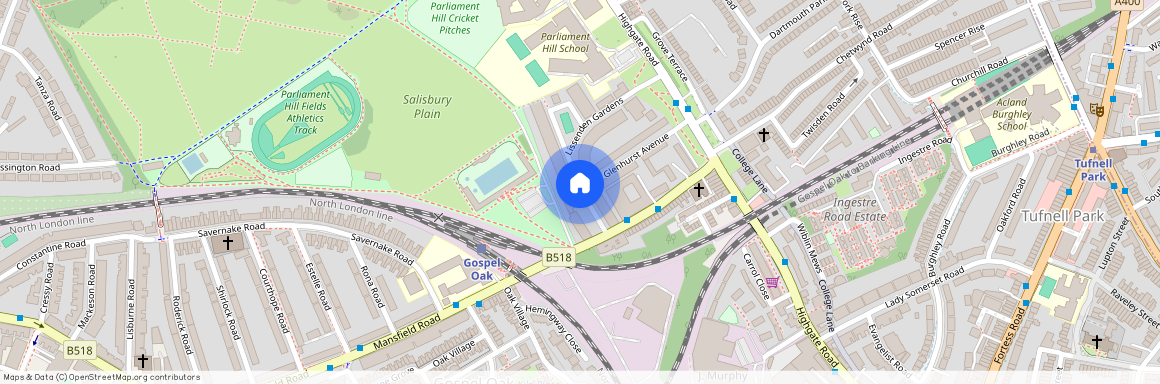 Lissenden Gardens, Gospel Oak, London, NW5
