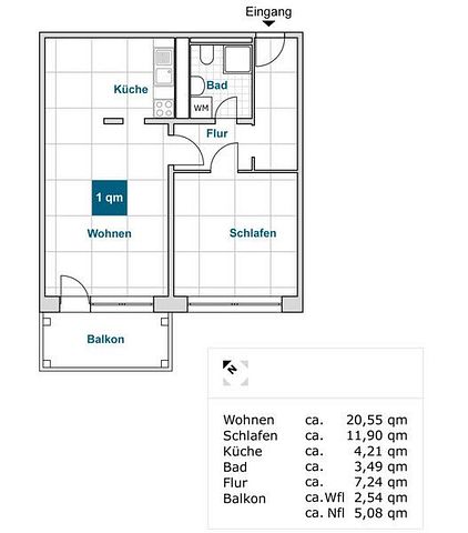 Willkommen Zuhause: Ihre neue 2-Raumwohnung - Photo 4