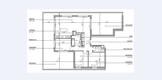 4.5 Zimmer, 97 m², 3. Stock - Photo 3