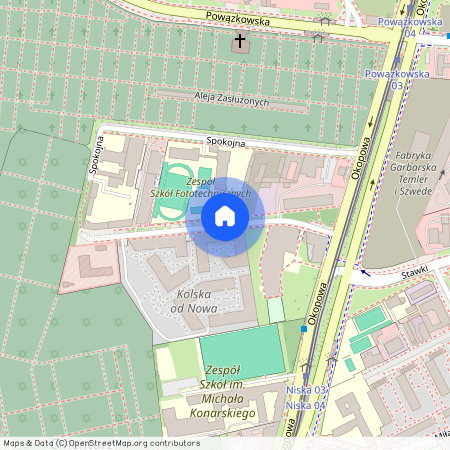 ul. Kolska, Powązki, Wola, Warszawa, mazowieckie