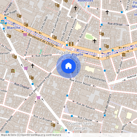 Rue Frochot, Francja, Paris