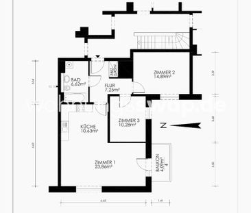 Wohnungsswap - 3 Zimmer, 76 m² - Wittenkamp, Hamburg-Nord, Hamburg - Foto 1