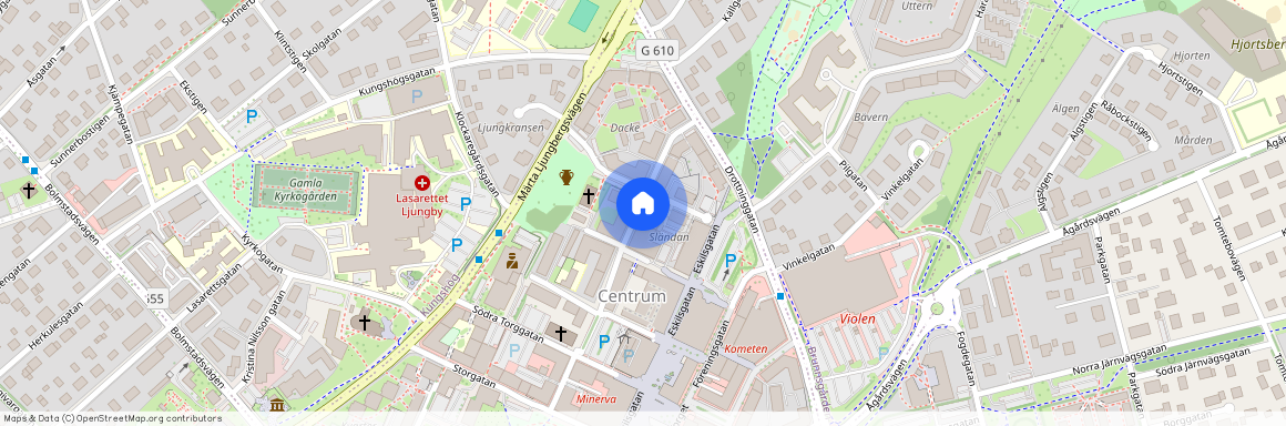 Centrum, Ljungby, Kronoberg, Bergagatan 16