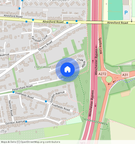 Chalk Ridge, Winchester, SO23