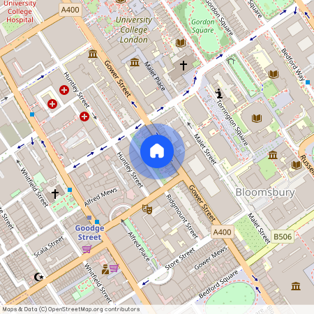 Gower Street, Bloomsbury, WC1E