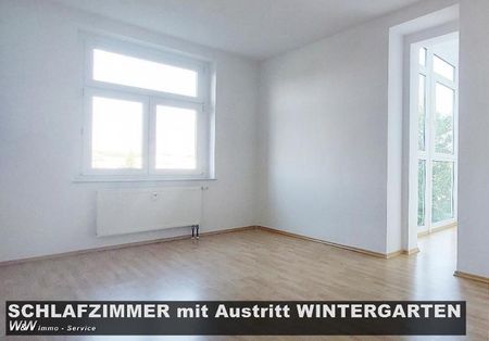 Helle 2 Raum Wohnung mit Laminat und Wintergarten - Photo 3