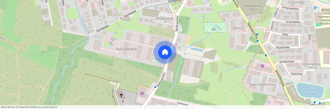 ul. Wielkopolska 50, Ujeścisko-Łostowice, Gdańsk, pomorskie