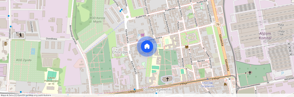 ul. św. Piotra, Chorzów II, Chorzów, śląskie