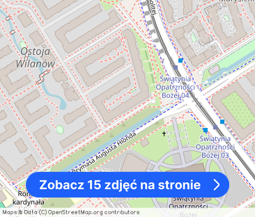 Duże 2-pokojowe z garażem | Wilanów, ul.Hlonda - Zdjęcie 1