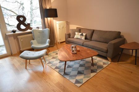 City-Residence: Elegant möblierte 3-Zi.-Wohnung mit Balkon nahe Grüneburgweg - Photo 4