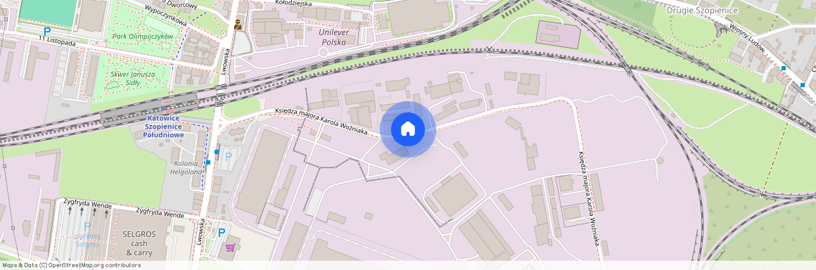 ul. ks. mjr. Karola Woźniaka, Szopienice-Burowiec, Katowice, śląskie