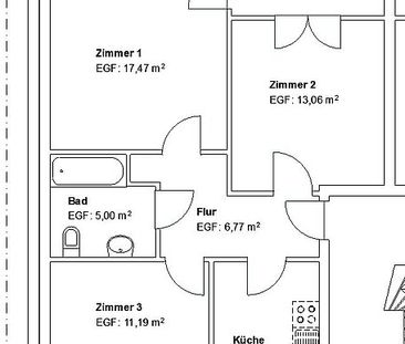 Tolle 3 ZKB mit Balkon am Lindenberg! WBS erforderlich! - Foto 1