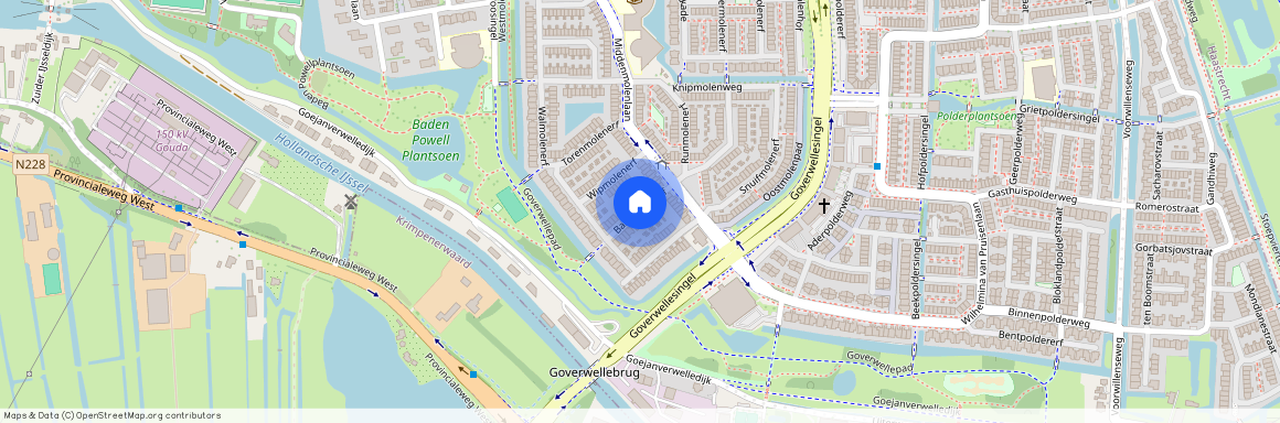 Molenbuurt, 2807 DH, Baliemolenerf, Gouda