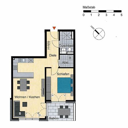 Neubau/Erstbezug: Modern geschnittene 2-Zimmer-Wohnung in zentraler Lage! - Photo 3