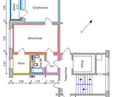 2-Raum-Wohnung mit Balkon - Photo 6