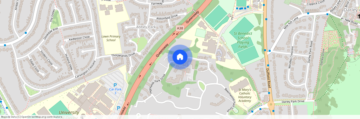 Highfields Park Drive, Darley Abbey, Derby, DE22