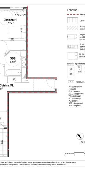 Location Appartement 3 pièces 58m² ORANGE 84100 - Photo 2