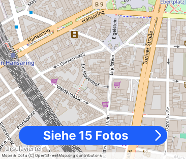 Luftig möblierte Maisonette im französischen Stil mit Dachterrasse - Foto 1